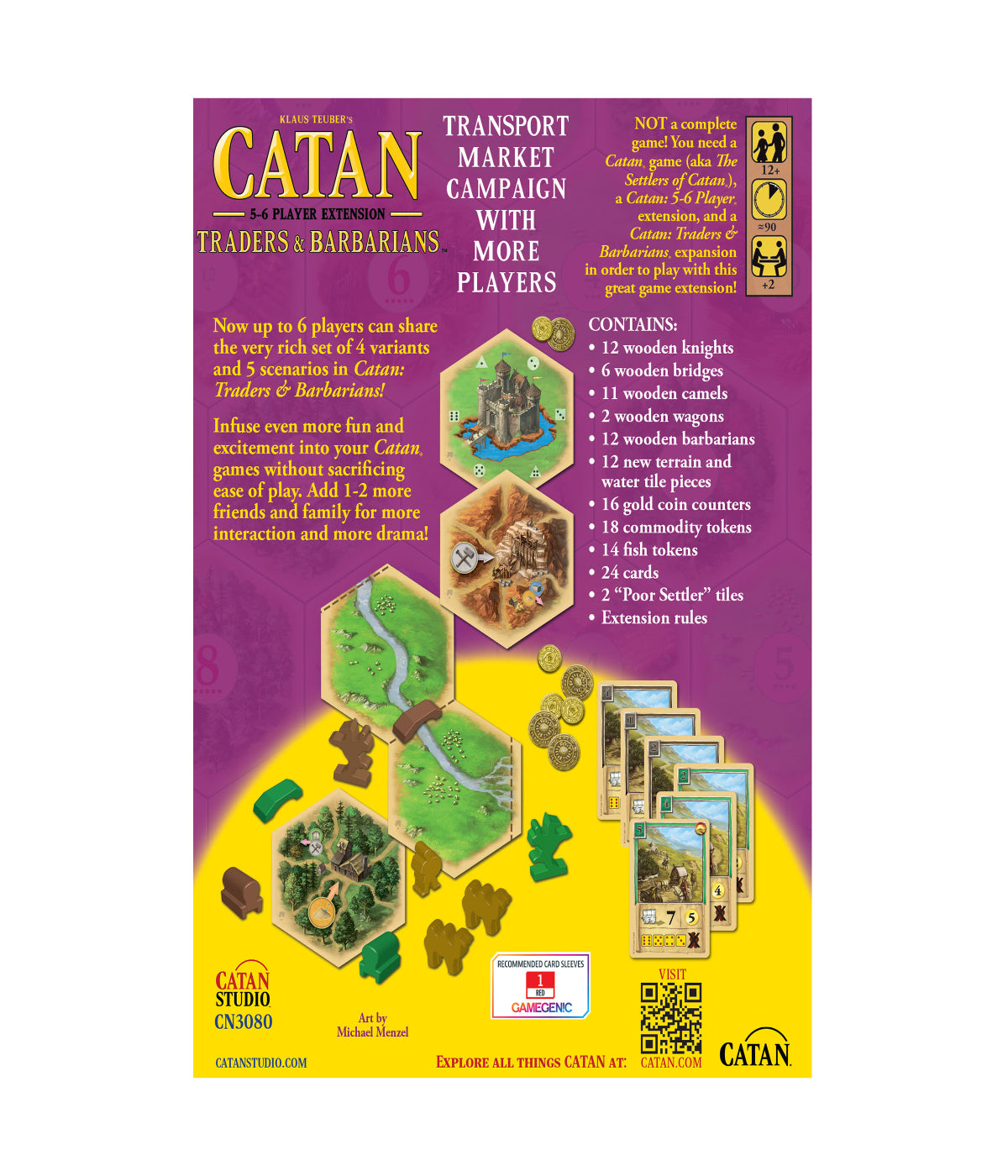  Catan: Traders & Barbarians 5-6 Player Expansion Multi - Multi - Bonton