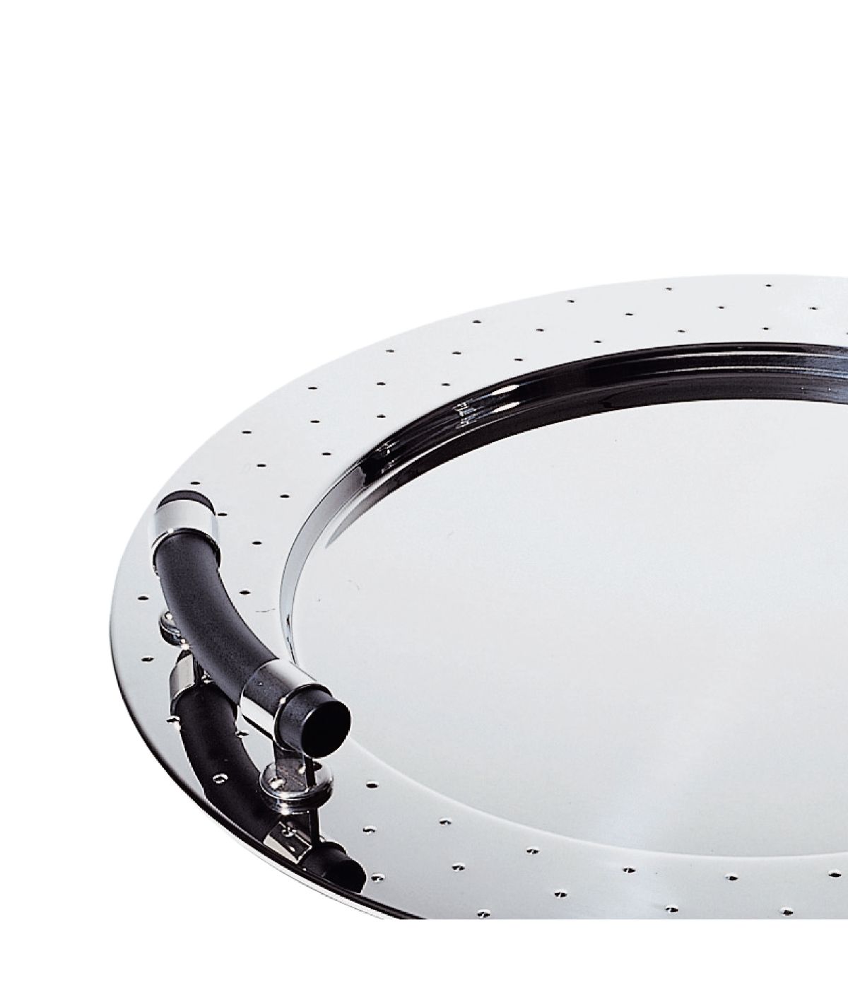  Alessi Michael Graves - Coffee Table Round Tray - Silver - Bonton