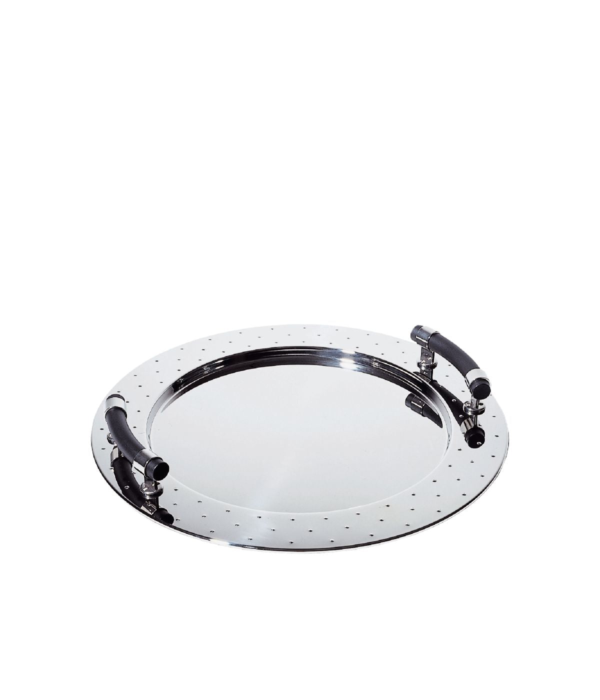  Alessi Michael Graves - Coffee Table Round Tray - Silver - Bonton