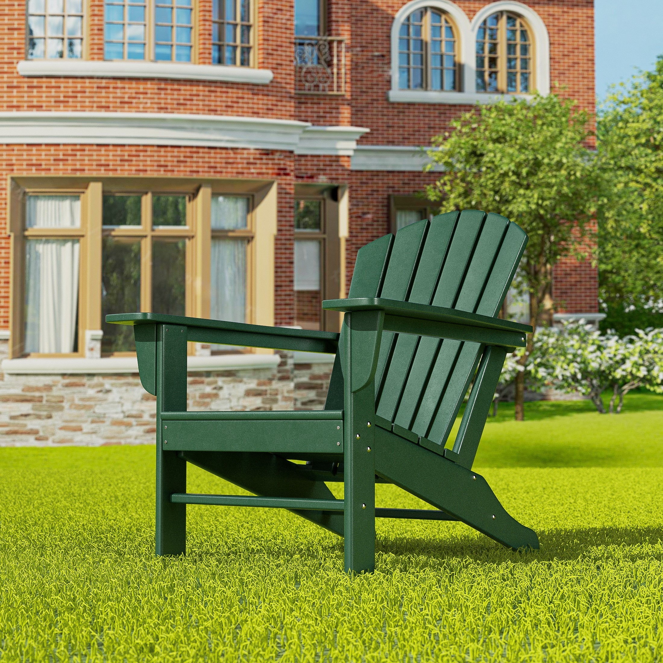  Westin Furniture Outdoor Adirondack Chair - Weathered Wood - Bonton