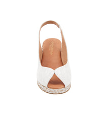 Audrey Open Toe Slingback Wedge