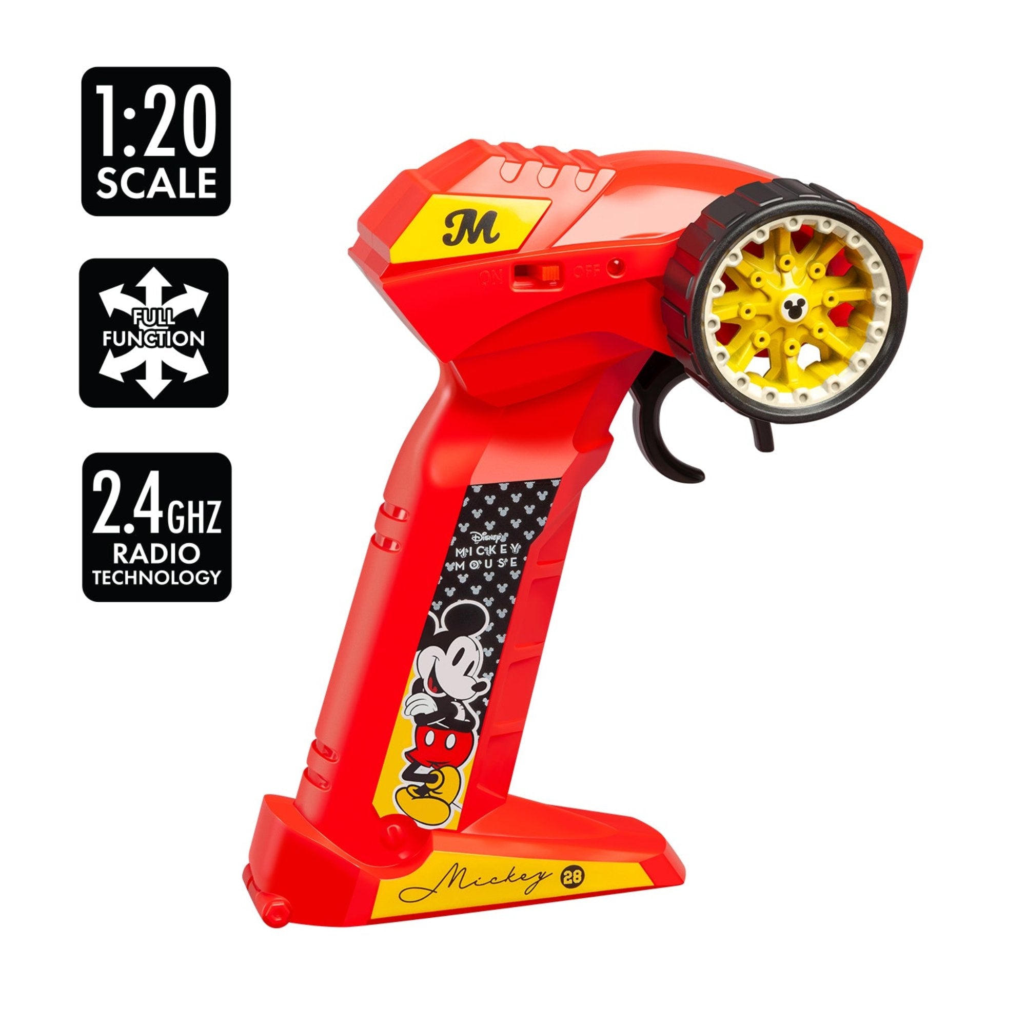  HobbyTron Mickey Mouse 2.4GHz Electric Full Function Rc Racing RC Car - Default Title - Bonton