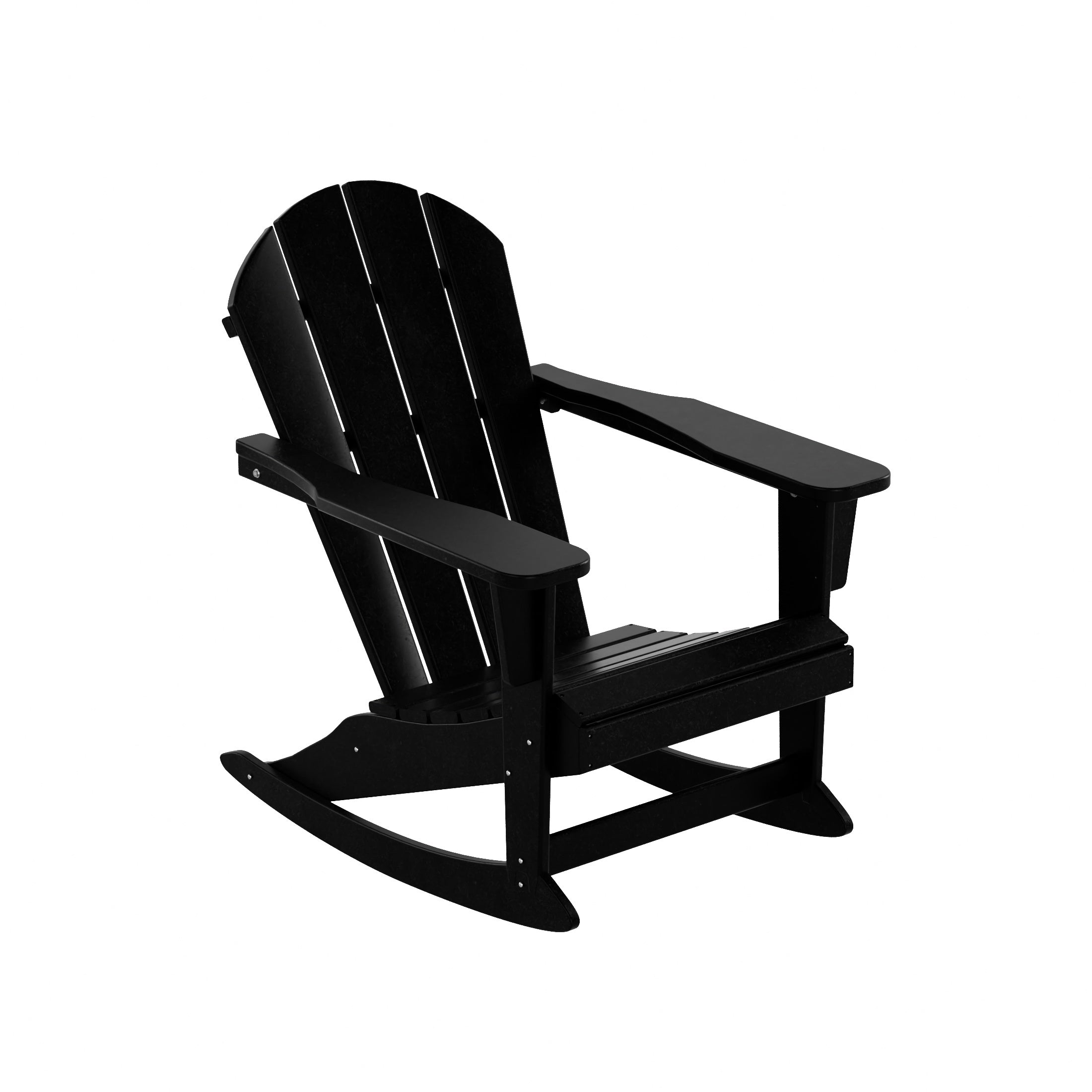  Westin Furniture Outdoor Rocking Poly Adirondack Chair, Set of 4 - White - Bonton