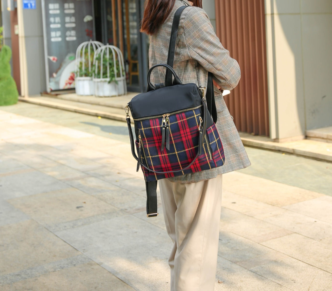  MKF Collection Nishi Backpack - Brown - Bonton