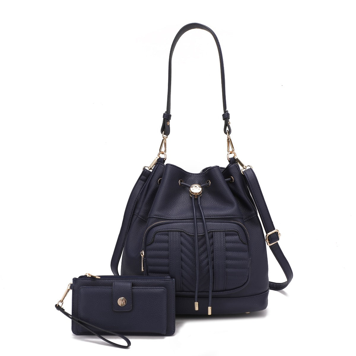 MKF Collection Ryder Bucket Bag and Wallet Set - Coffee - Bonton