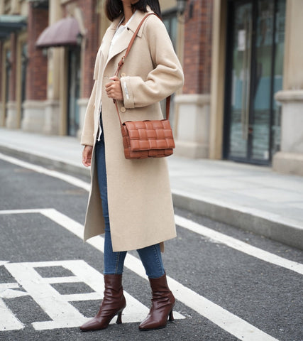 Ginger Woven Shoulder Bag