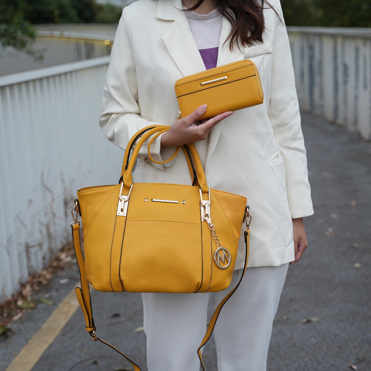  MKF Collection Darielle Shoulder Bag and Set - Red - Bonton