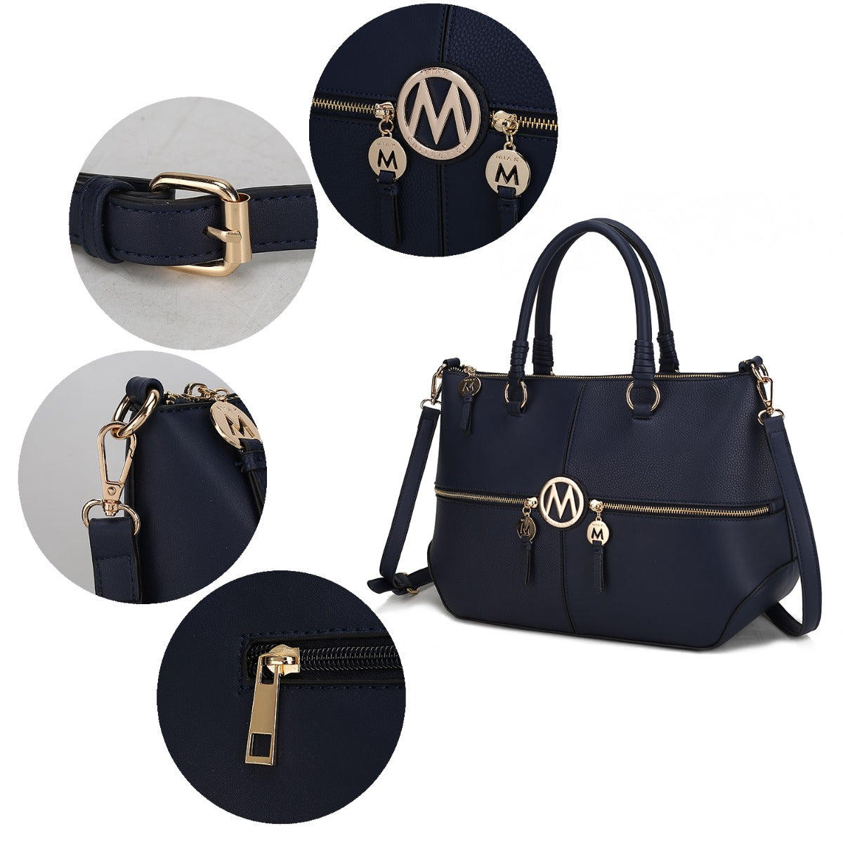  MKF Collection Maji Shoulder Bag and Set - Light Blue - Bonton