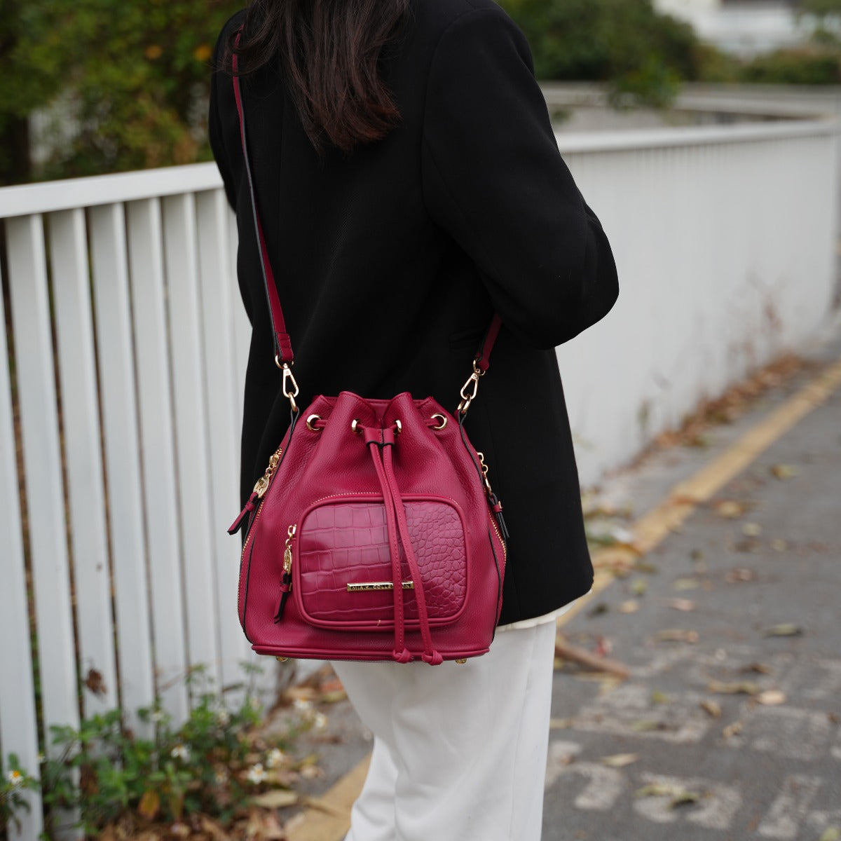  MKF Collection Azalea Bucket Bag - Black - Bonton