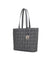 MKF Collection Rowan Woven Vegan Leather Women's Tote Handbag by Mia K