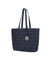 MKF Collection Rowan Woven Vegan Leather Women's Tote Handbag by Mia K