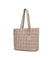 MKF Collection Rowan Woven Vegan Leather Women's Tote Handbag by Mia K