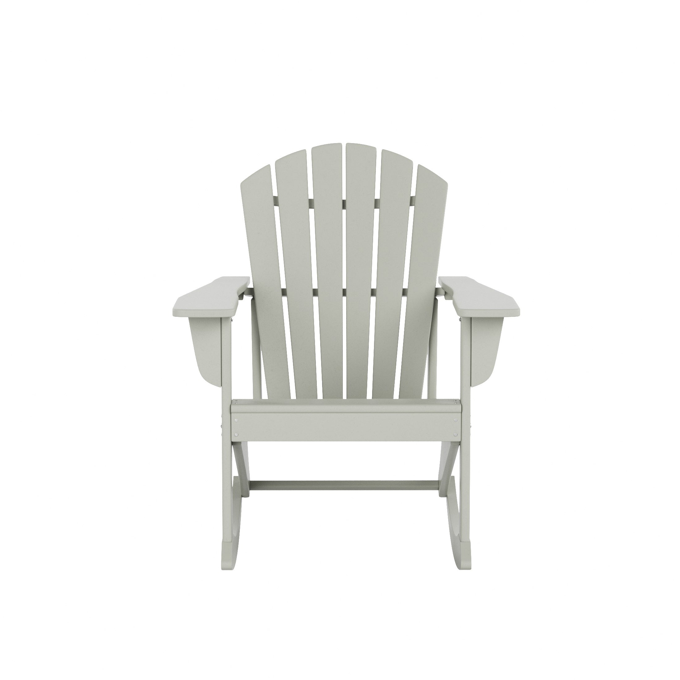  Westin Furniture Altura Outdoor Rocking Adirondack Chair - Orange - Bonton