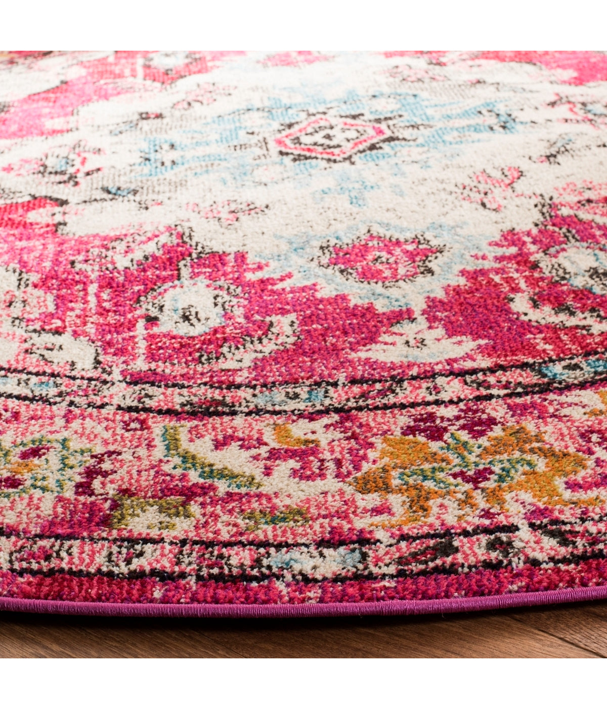  Safavieh Monaco 243 Pink Rug - Pink - Bonton