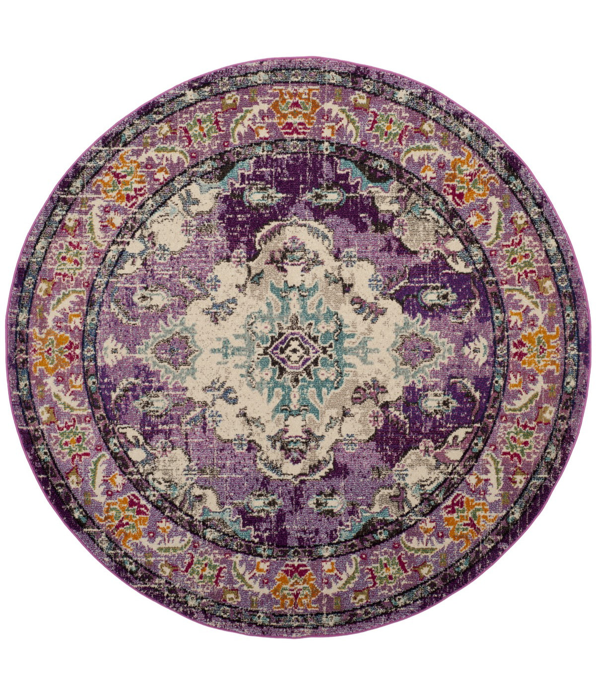  Safavieh Monaco 243 Violet/Light Blue Rug - Violet/Light Blue - Bonton