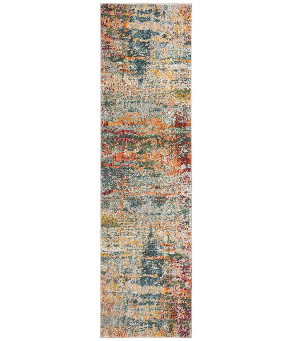  Safavieh Monaco 262 Teal/Orange Rug - Teal/Orange - Bonton