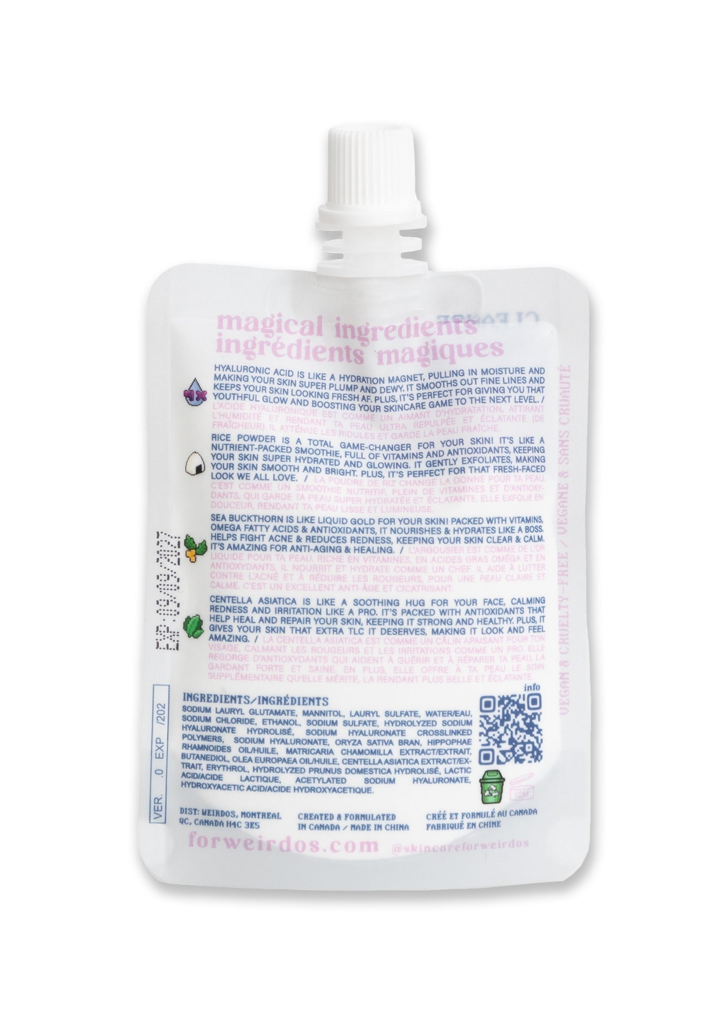  Skincare for Weirdos moon dust powder cleanser by Skincare for Weirdos - Default Title - Bonton
