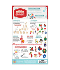 Works of Ahhh... Wood Painting Kit - 12 Holiday Ornaments Multi