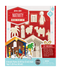 Works of Ahhh... Wood Painting Kit - Nativity Multi