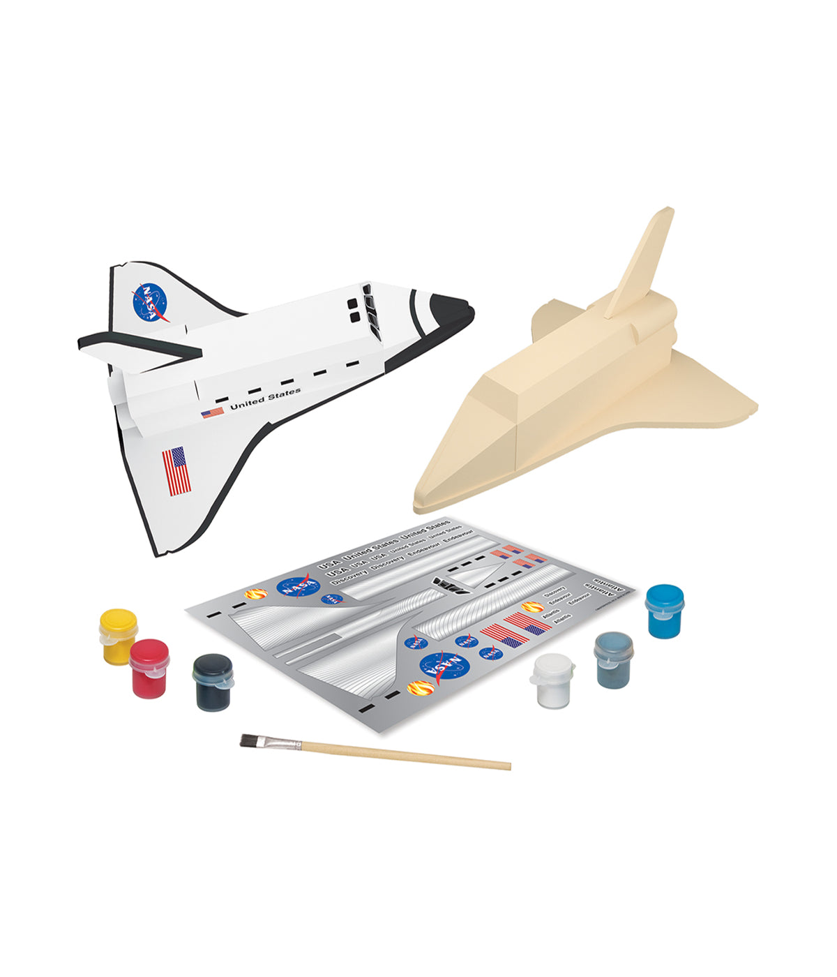 Works of Ahhh... Wood Paint Kit - NASA Space Shuttle Multi