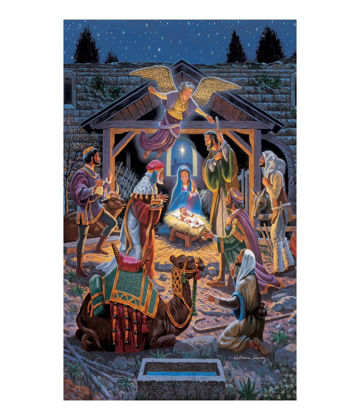  Holiday Glitter Puzzle - Holy Night: 500 Pcs Multi - Multi - Bonton