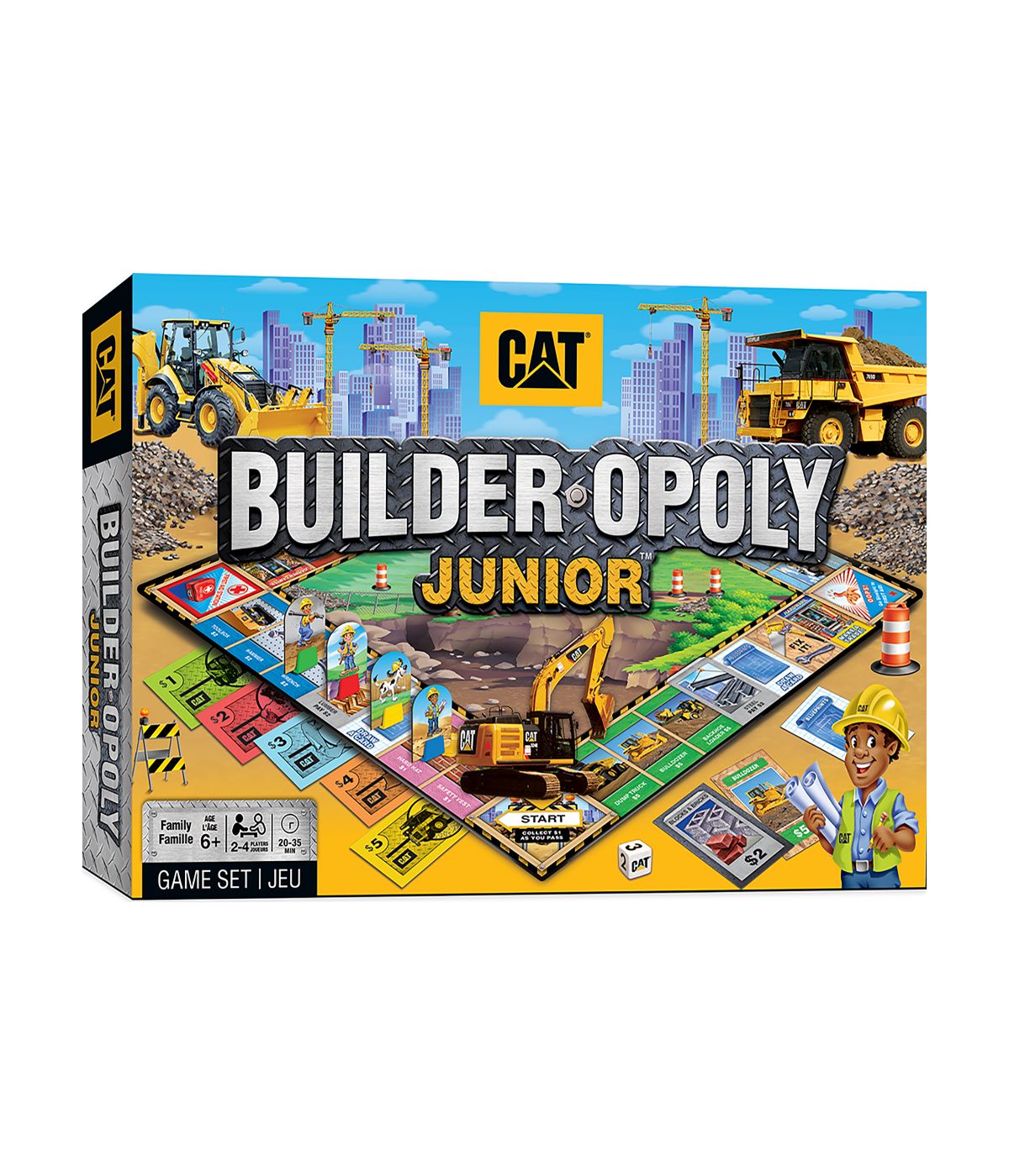  Caterpillar - Builder Opoly Junior Multi - Multi - Bonton