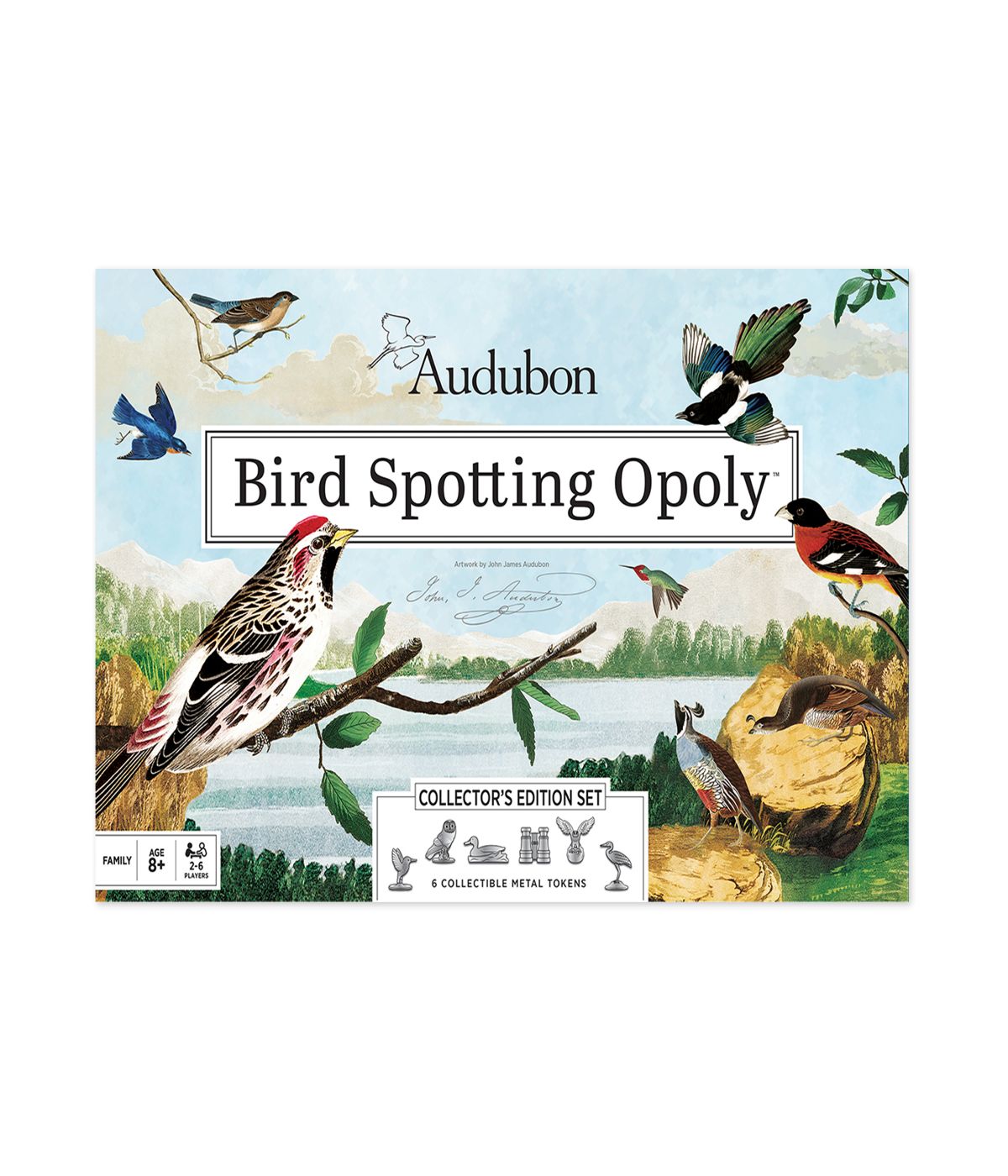  Audubon Bird Spotting Opoly Collector's Edition Set Multi - Multi - Bonton