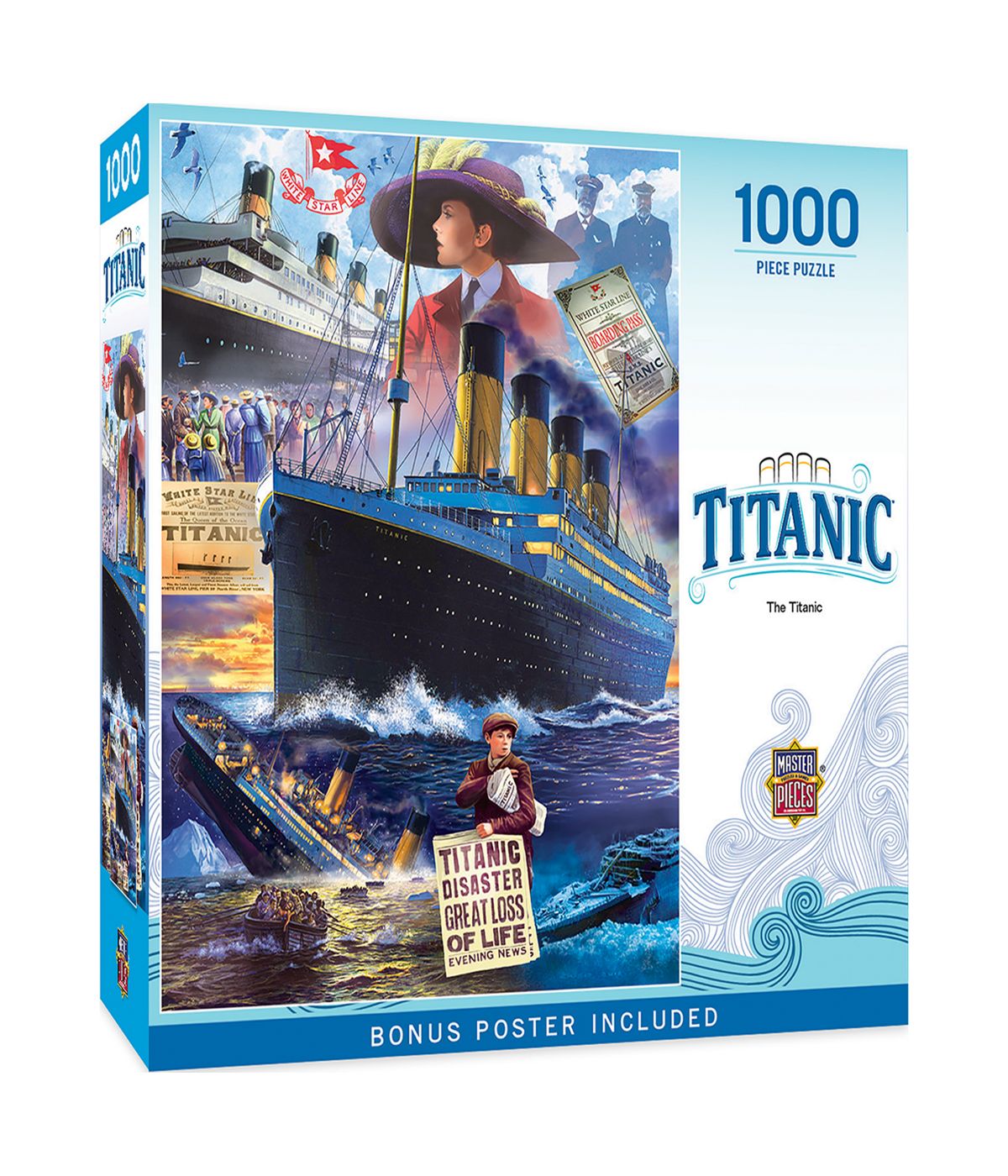  The Titanic - Collage Puzzle: 1000 Pcs Multi - Multi - Bonton