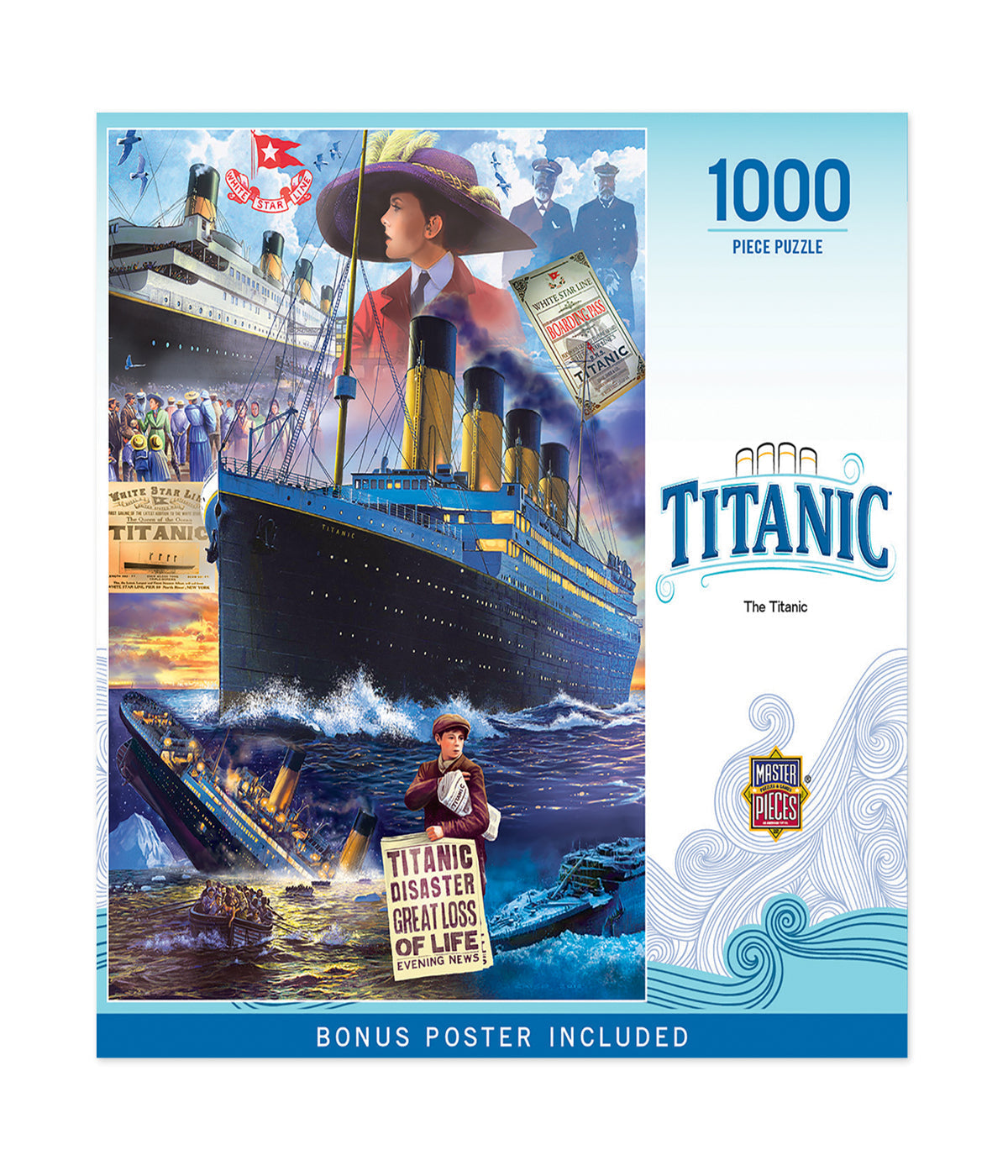  The Titanic - Collage Puzzle: 1000 Pcs Multi - Multi - Bonton