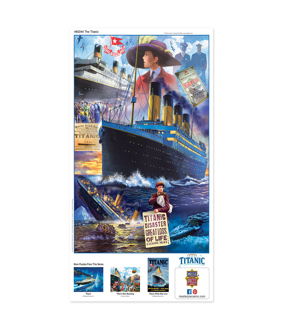  The Titanic - Collage Puzzle: 1000 Pcs Multi - Multi - Bonton