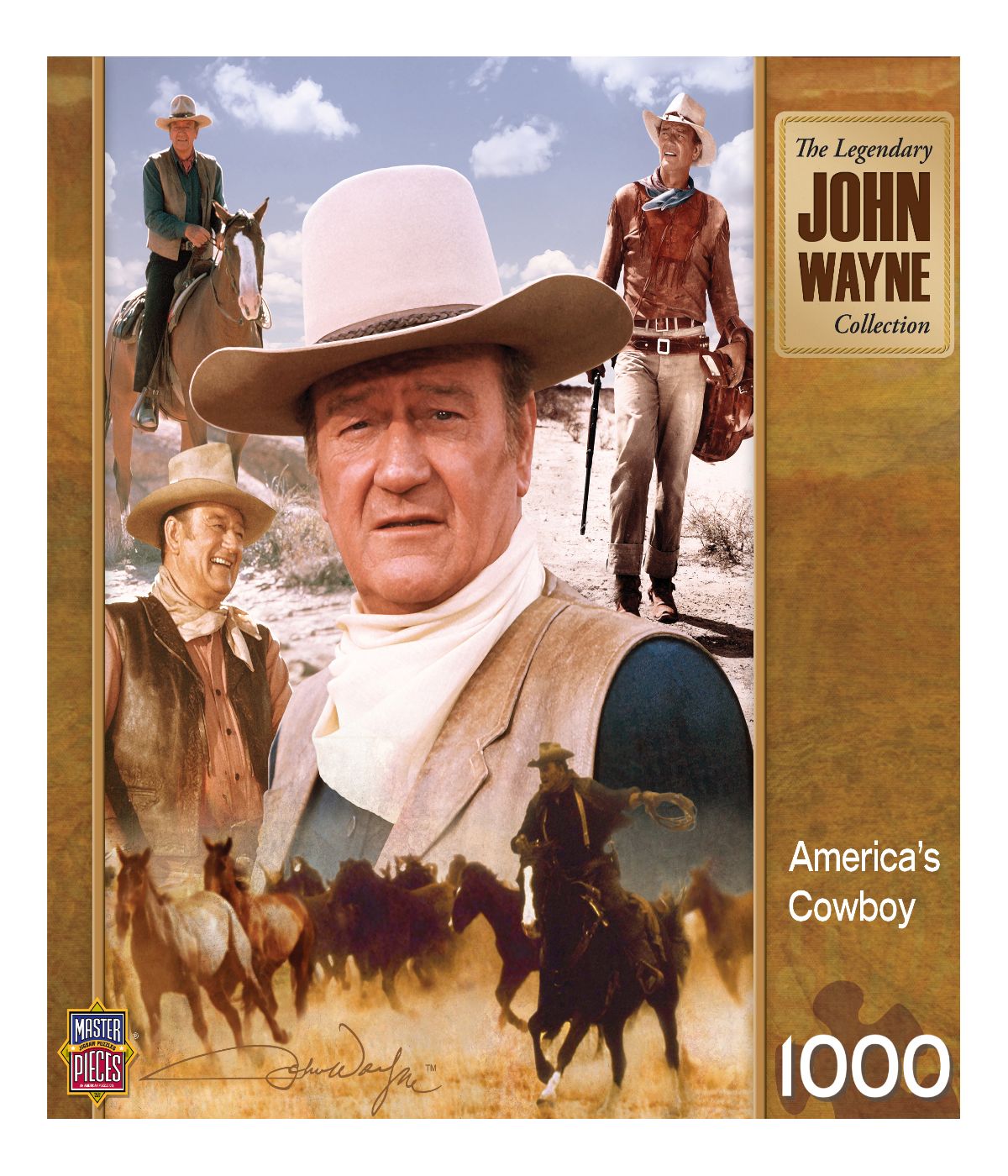  John Wayne - America's Cowboy Puzzle: 1000 Pcs Multi - Multi - Bonton