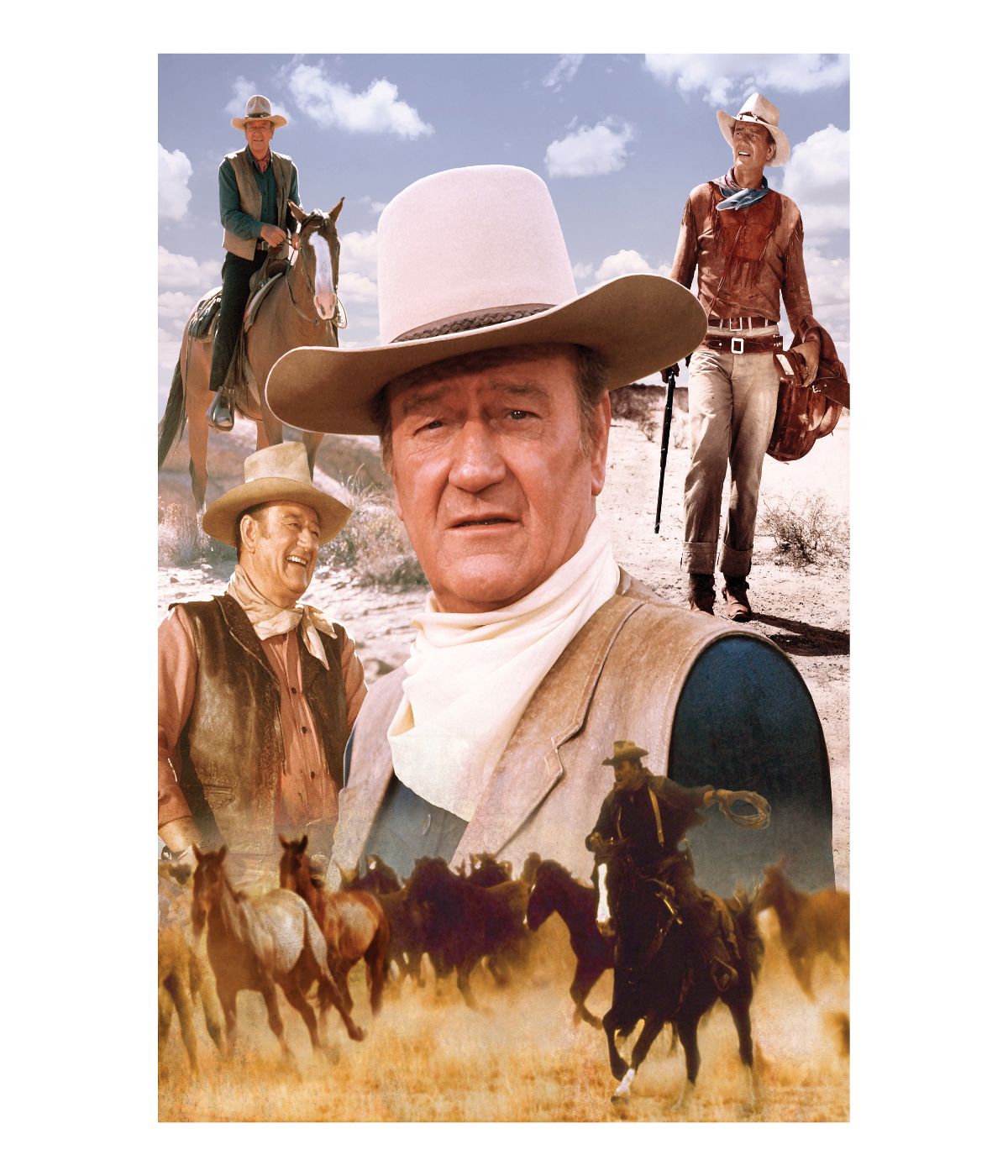  John Wayne - America's Cowboy Puzzle: 1000 Pcs Multi - Multi - Bonton