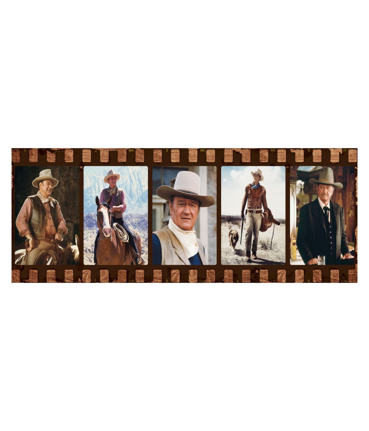  John Wayne - Forever in Film Panoramic Puzzle: 1000 Pcs Multi - Multi - Bonton