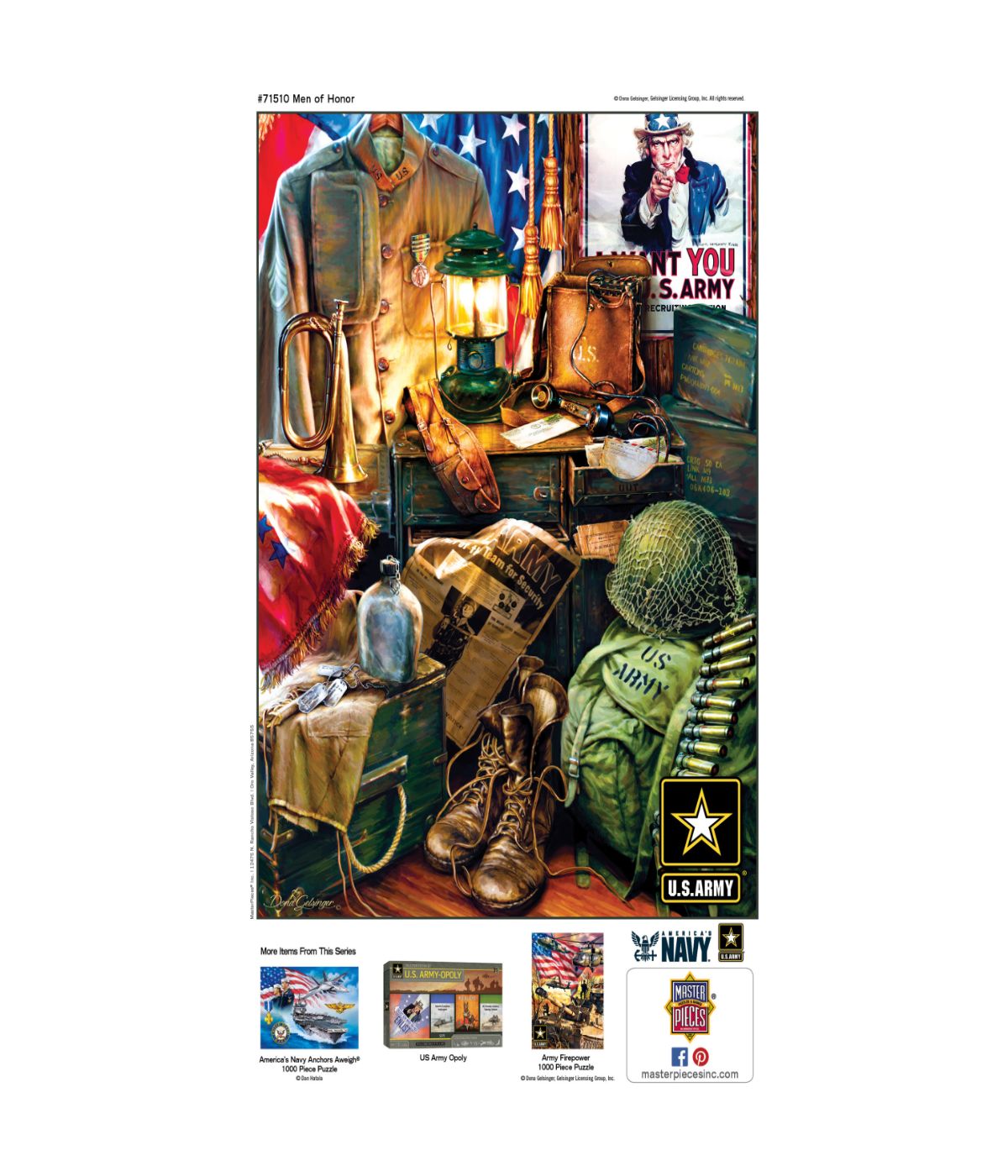  Hometown Heroes - Men of Honor: 1000 Pcs Multi - Multi - Bonton