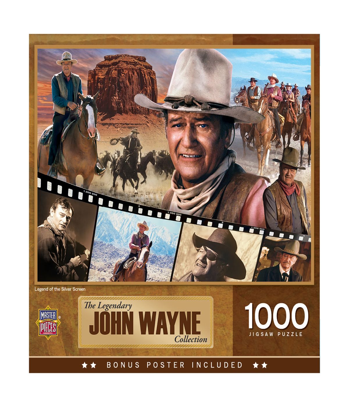  John Wayne - Legend of the Silver Screen Puzzle: 1000 Pcs Multi - Multi - Bonton