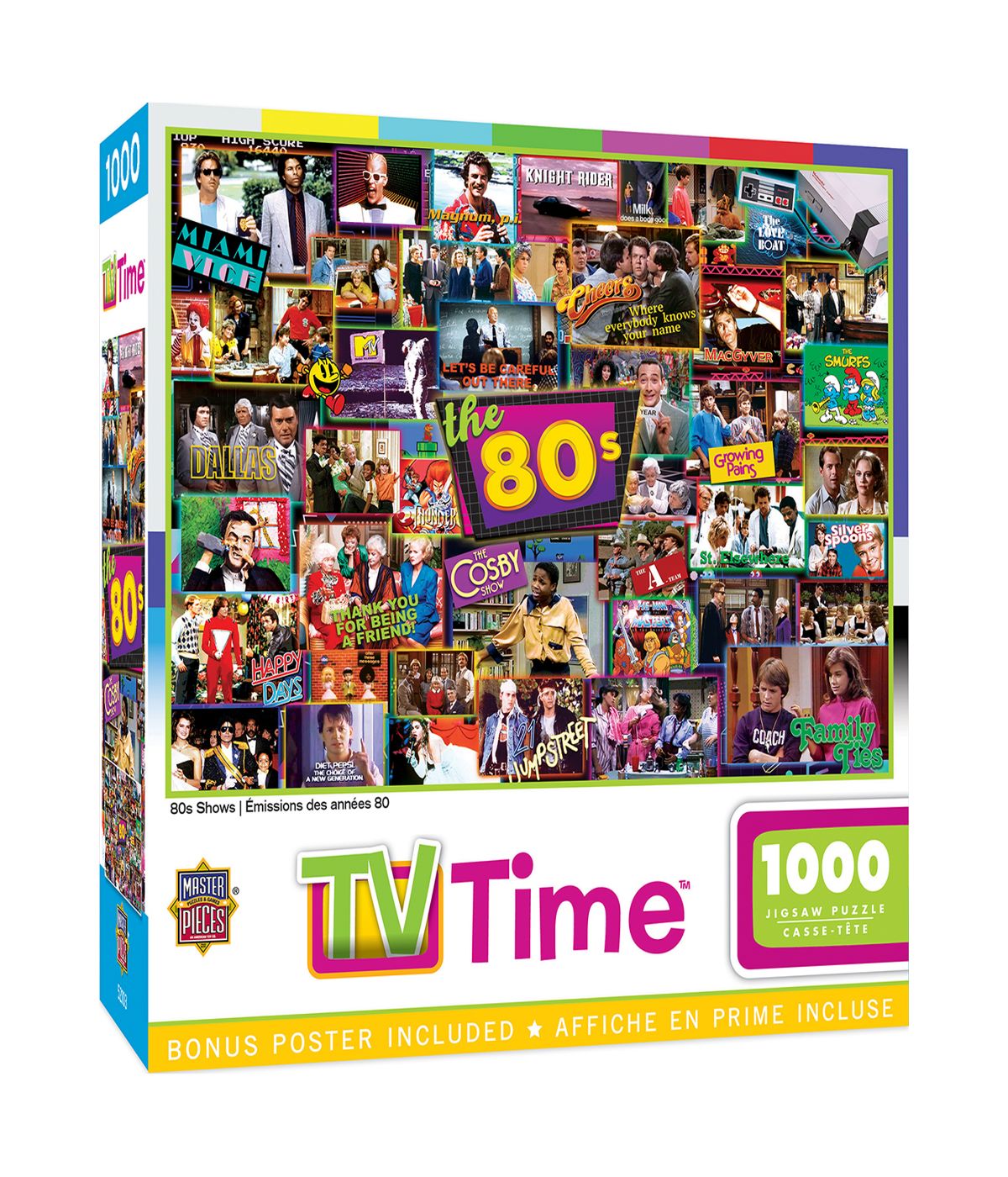  TV Time - 80s Shows: 1000 Pcs Multi - Multi - Bonton