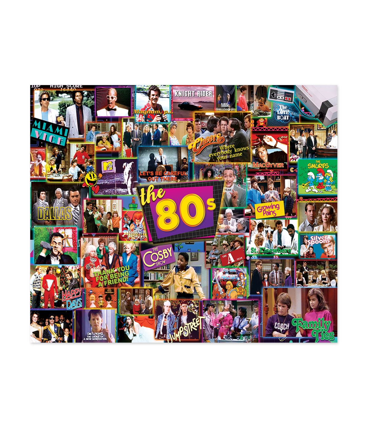  TV Time - 80s Shows: 1000 Pcs Multi - Multi - Bonton