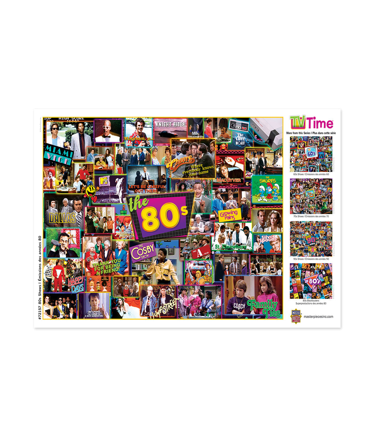  TV Time - 80s Shows: 1000 Pcs Multi - Multi - Bonton