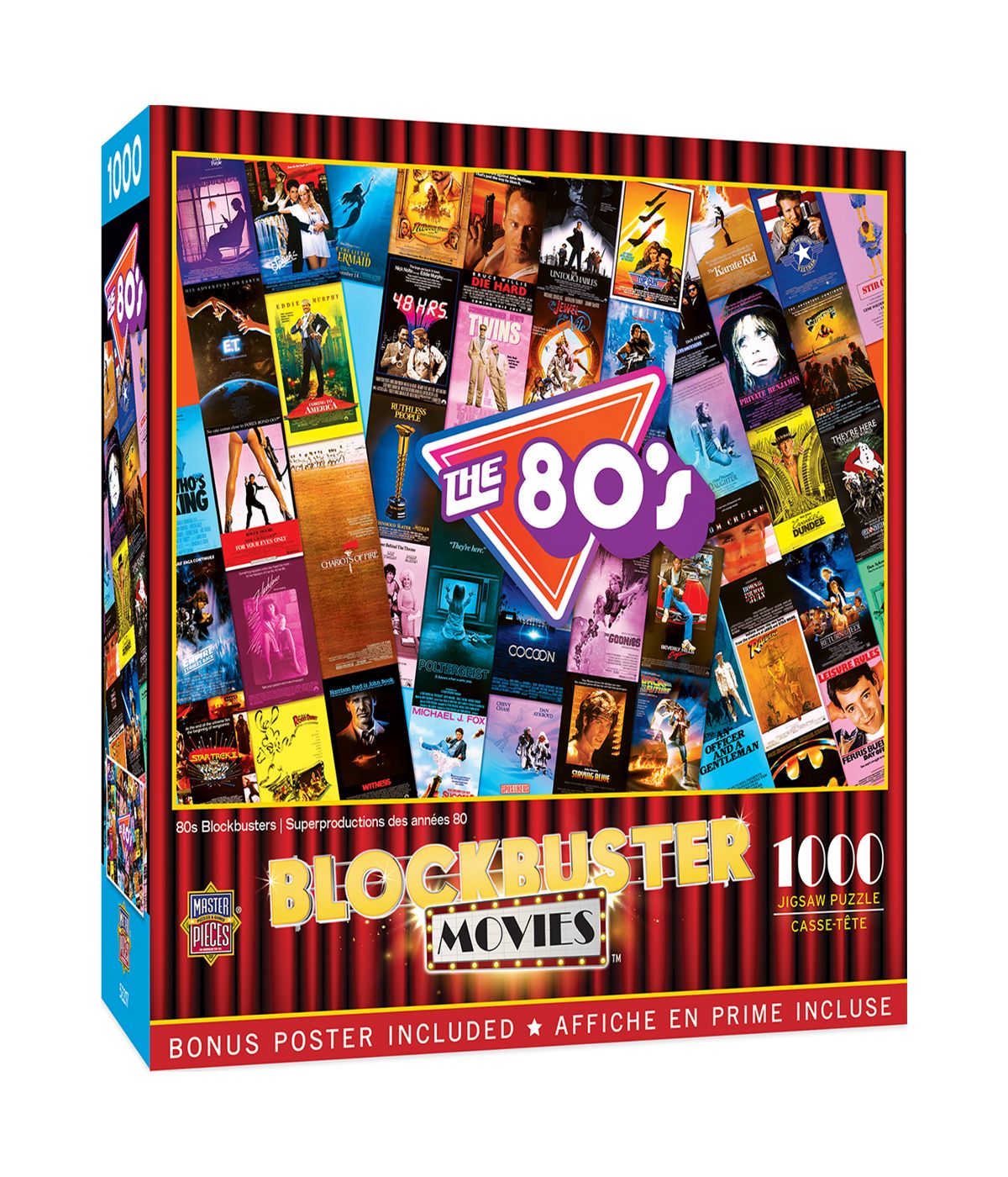  Blockbuster Movies - 80s Blockbusters: 1000 Pcs Multi - Multi - Bonton