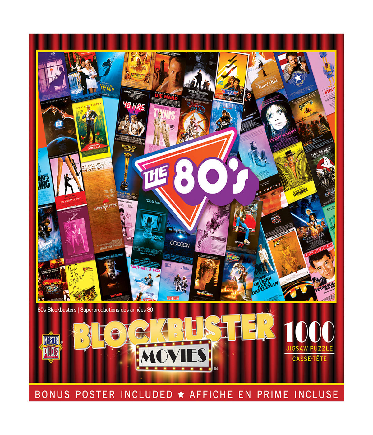  Blockbuster Movies - 80s Blockbusters: 1000 Pcs Multi - Multi - Bonton