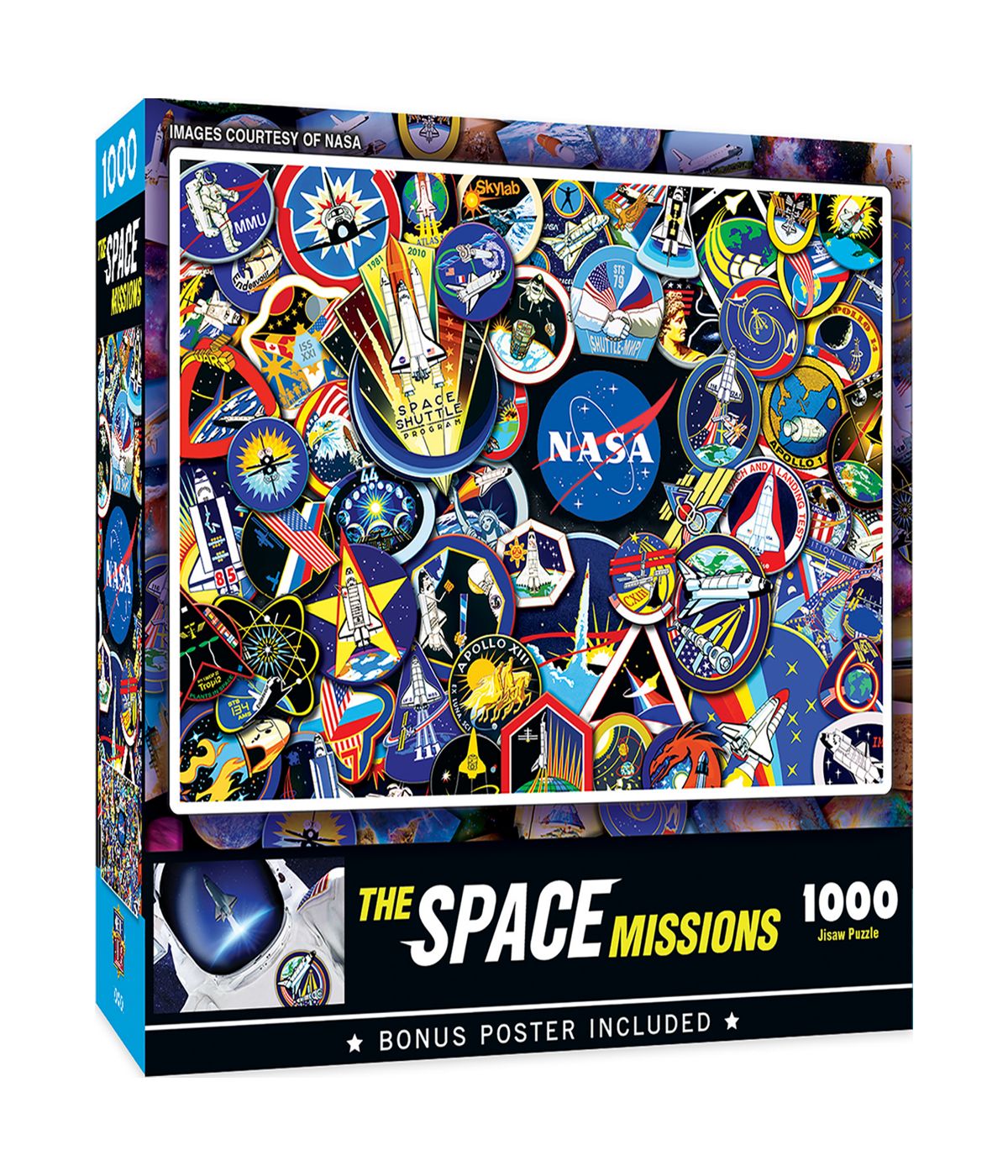  NASA - The Space Missions: 1000 Pcs Multi - Multi - Bonton