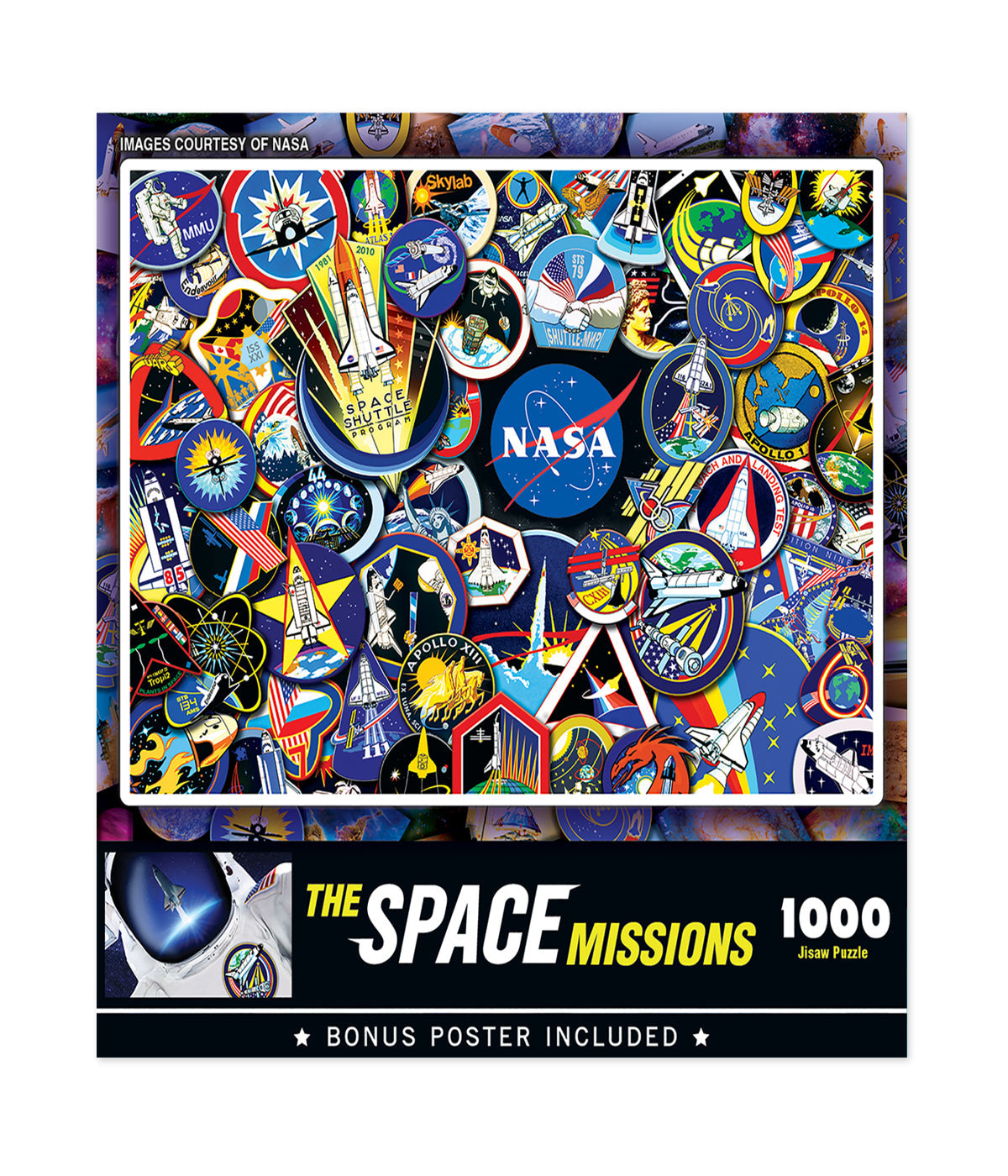  NASA - The Space Missions: 1000 Pcs Multi - Multi - Bonton