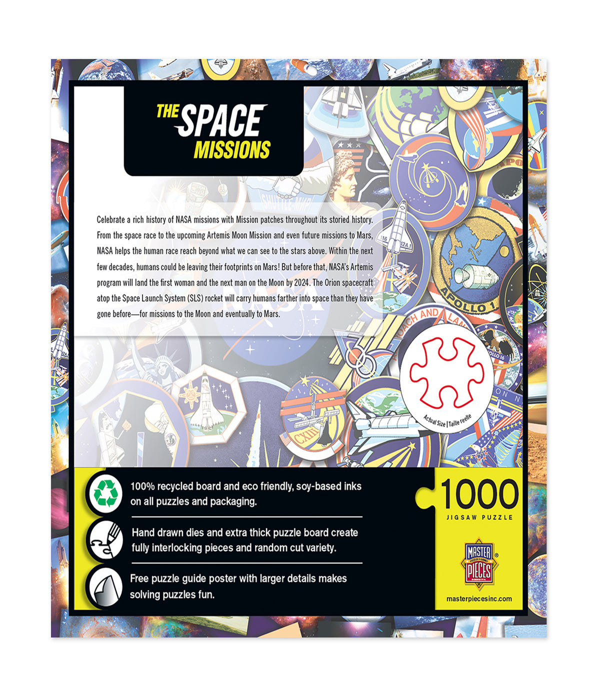  NASA - The Space Missions: 1000 Pcs Multi - Multi - Bonton