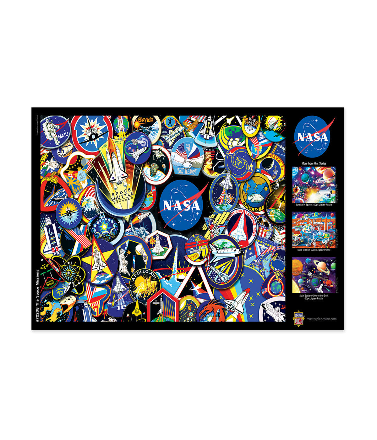  NASA - The Space Missions: 1000 Pcs Multi - Multi - Bonton