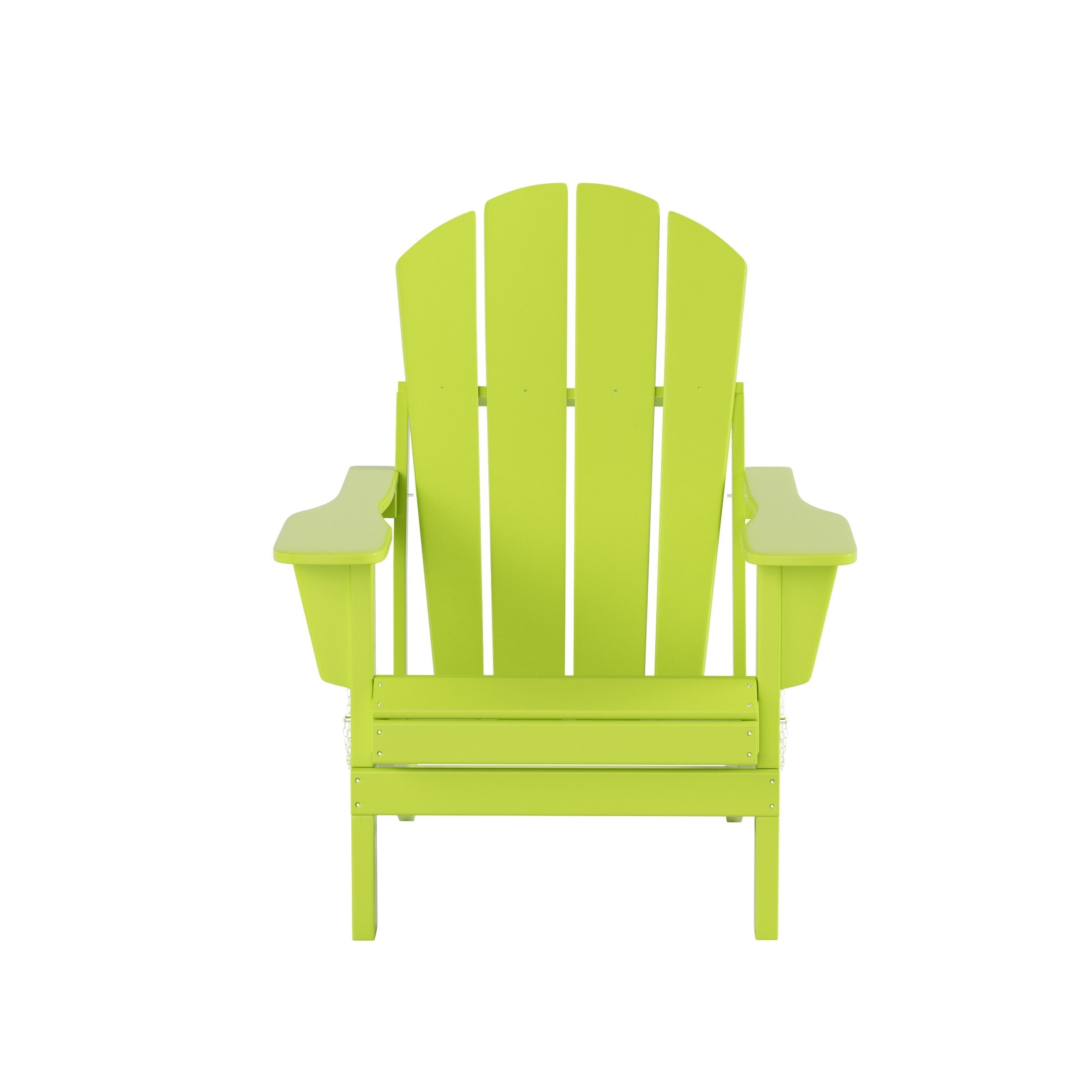  Westin Furniture Outdoor Folding Poly Adirondack Chair - Black - Bonton