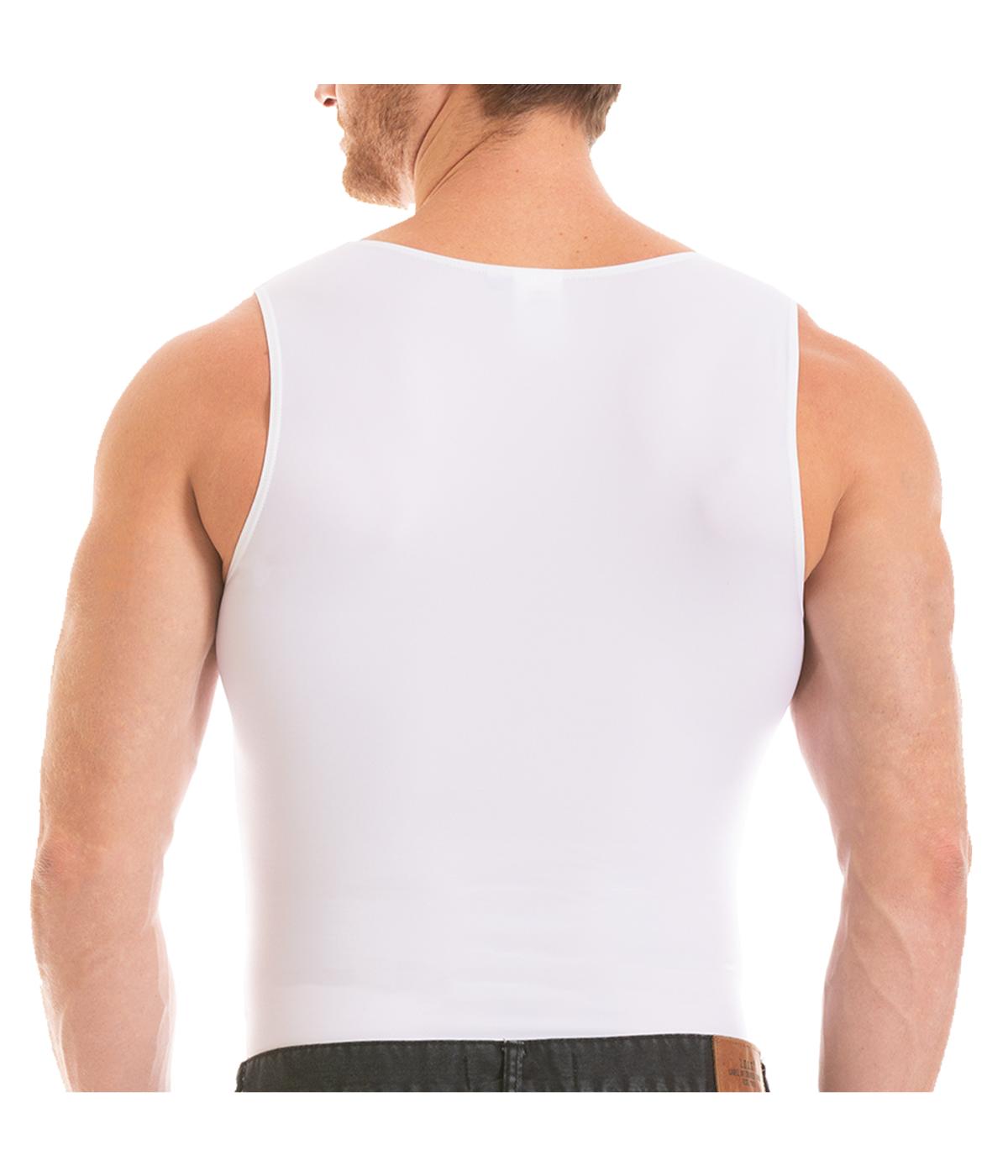  Insta Slim Compression Muscle Tank - White - Bonton