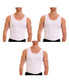  Insta Slim 3-Pack Compression Muscle Tanks - White - Bonton