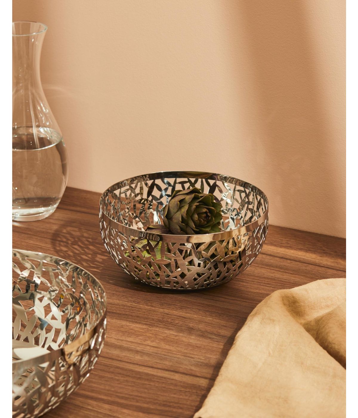  Alessi Cactus Fruit Bowl - Silver - Bonton