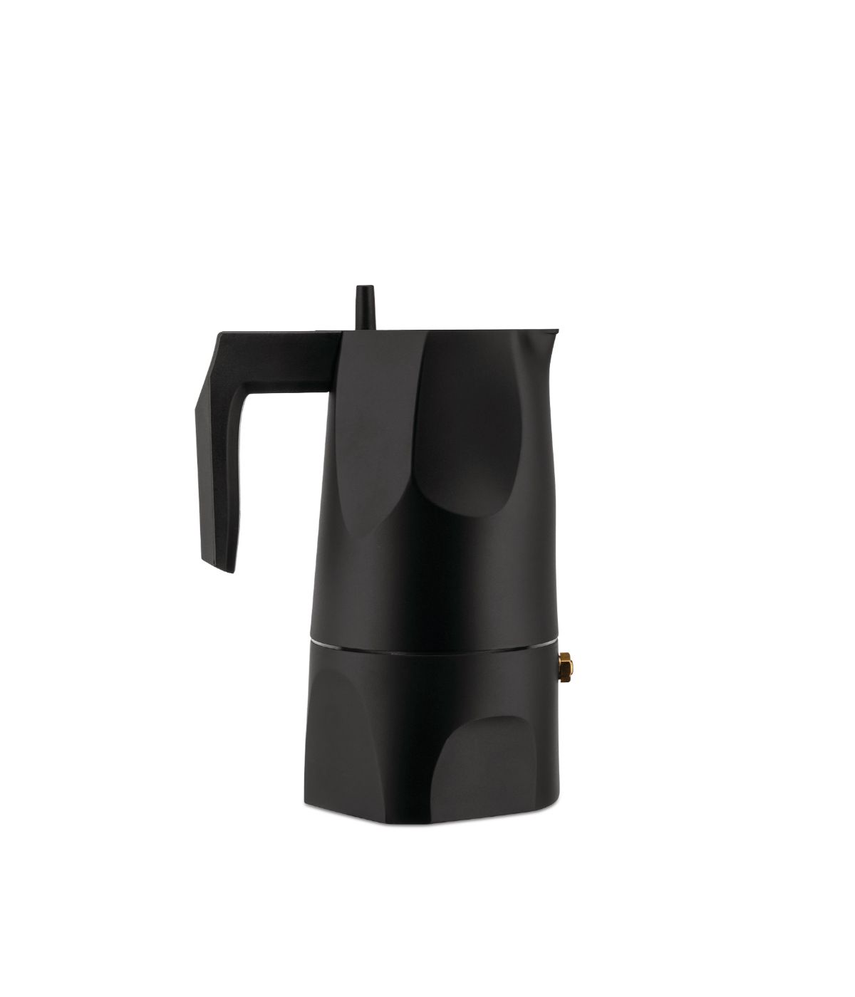  Alessi Ossidiana Espresso Coffee Maker - Black - Bonton