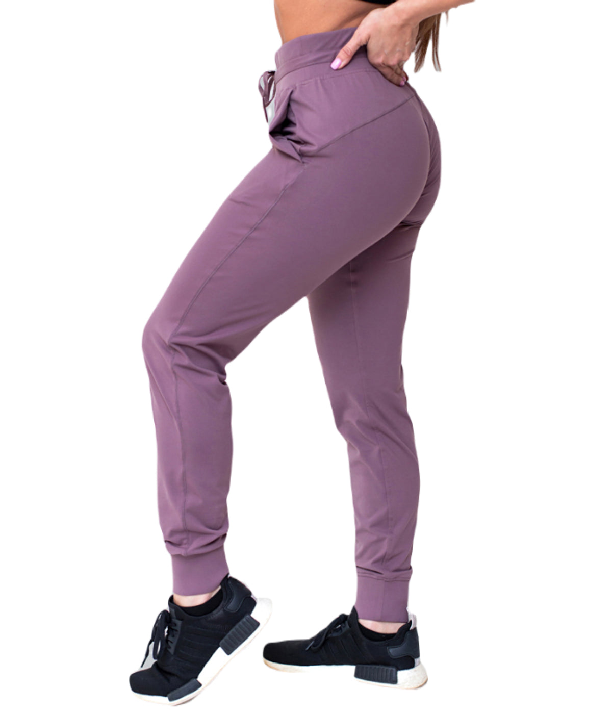  Style Luxe Activewear Multi Use Joggers - Purple - Bonton